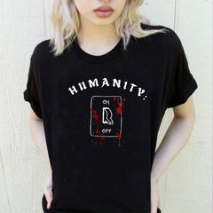 Humanity Switch Off Women's T-Shirt