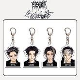 RYUL WOOJIN LOUIS OHYUL Cartoon Acrylic Keyring