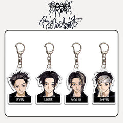 RYUL WOOJIN LOUIS OHYUL Cartoon Acrylic Keyring