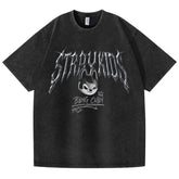 Vintage Kpop Cartoon Washed T-shirt