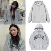 Yujin Wonyoung Same Style Loose Hoodie
