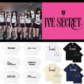 IveSecret Letter Short-sleeved T-shirt