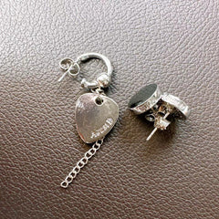 SUGA Logo Stud Earrings Accessories