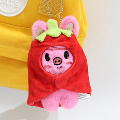 SKZ Strawberry Cloak Plush Doll Pendant