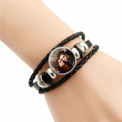 Women's Twilight Gem Leather Bracelet