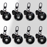 KPOP Evil Cartoon Vinyl Pendant Keychain