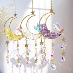 Moon Crystal Sun Catcher / Wind Chimes