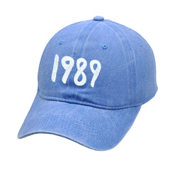 Washed Taylor 1989 Embroidery Baseball Cap