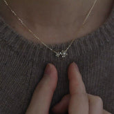 S925 Silver Daisy Necklace