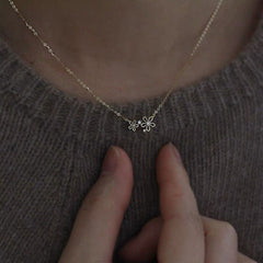 S925 Silver Daisy Necklace