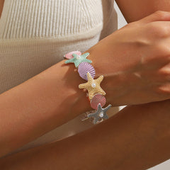 Creative Starfish Shell Bracelet