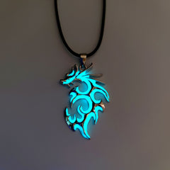 Trendy Luminous Flame Dragon Necklace