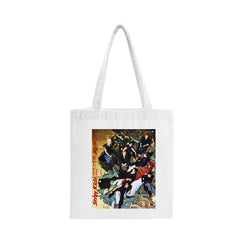 SKZ RUN IT Printed Canvas Large Capacity Tote Bag
