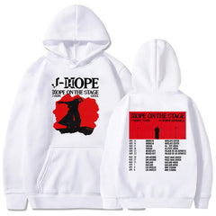 Unisex Kpop J-Hope Print Loose Hoodie