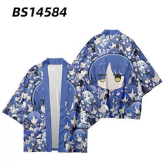 Casual Anime Bocchi Cos Kimono Shirt