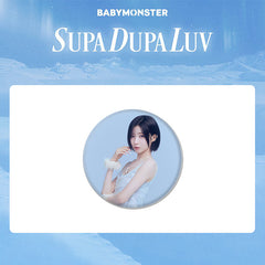 BM SUPA DUPA LUV Badge Mirror Keychain Pendant