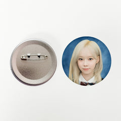 æ Student Photo Badge Mirror Keychain