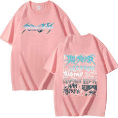 KPOP Dominate Pattern Print Short Sleeve T-shirt