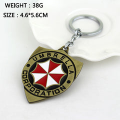 Umbrella Corp Badge Keychain