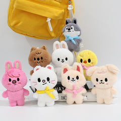 KPOP Cartoon Scarf Doll Plush Pendant