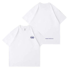 TWS LOGO Cotton Short-sleeved T-shirt Top