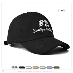 BANGTAN Letter Embroidery Baseball Cap