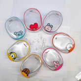 BANGTAN Doll Transparent Portable Storage Bag