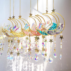 Moon Crystal Sun Catcher / Wind Chimes