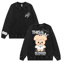 Vintage SKZ THIS & THAT Crew Neck Wash Sweatshirt
