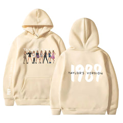 Unisex Taylor 1989 Printed Loose Hoodie
