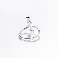 Cat Tail Open Ring