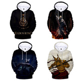 Trendy Game Digital Print Pullover Hoodie