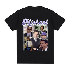 Michael Scott Collage Print T-shirt