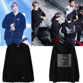 Unisex EXO Tour Zipper Hoodie Top