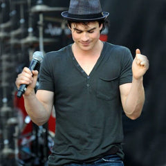 Men's Short-sleeved Deep V-neck T-shirt