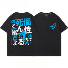 Unisex Anime Print Short Sleeve T-Shirt