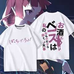 Casual Anime Print Short-sleeved T-shirt