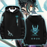 Unisex Xiao Game Print Casual Hoodie