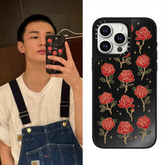 Kpop Hyunjin-Inspired Aesthetic Floral Phone Case