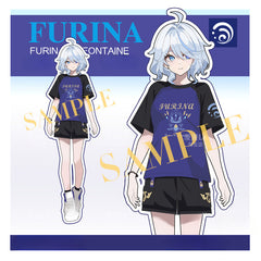Furina Cosplay Short Sleeve T-shirt Shorts