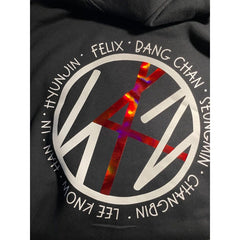 SKZ Inspired Pullover Black Hoodie