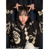 Karina Same Women's Hooded Sweater Cardigan