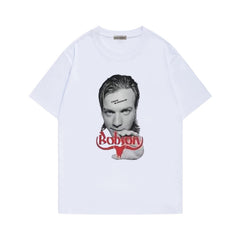 JAMES Same Portrait Print Short-sleeved Tee