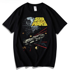 Unisex Comic Cotton Short Sleeve Summer Tee