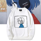 Girls' Anime Cos Loose Sweatshirt