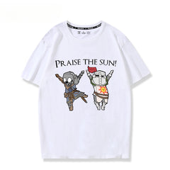 Unisex Praise The Sun Cotton Short Sleeve T-Shirt