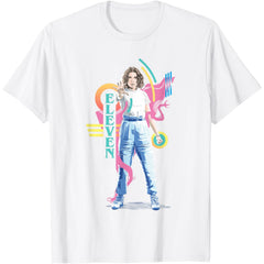 Vintage Retro Eleven Superpowered 80's Icon T-Shirt