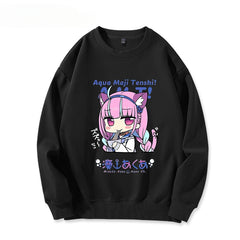 Women's Vtuber Anime Crew Neck Sweatshirt