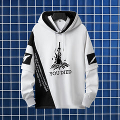 Men's Game Color Block Hooded Jacket