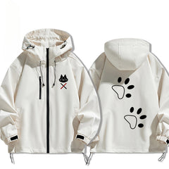 Trendy Game Hooded Zipper Thin Jacket